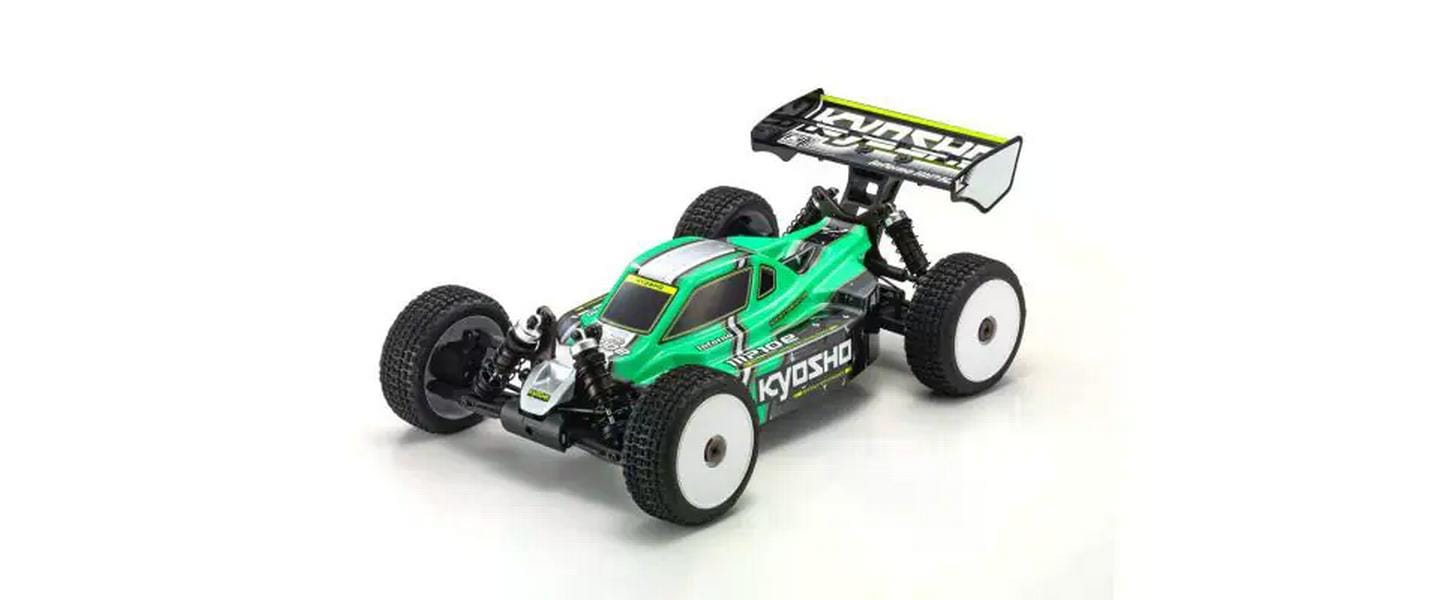 Buggy Inferno MP10e 4WD Brushless Grün, ARTR, 1:8<br>Leistungsstarker Renn-Buggy mit Brushless Antrieb im Massstab 1:8