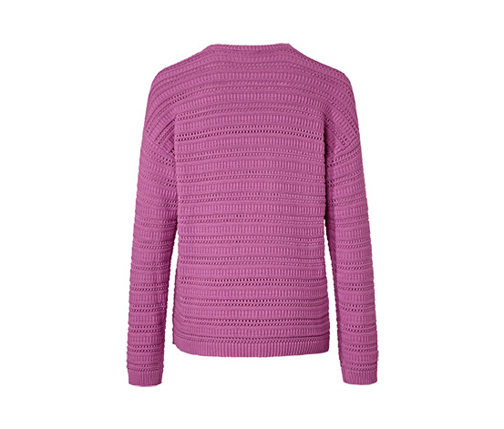 Pullover mit Ajour-Muster