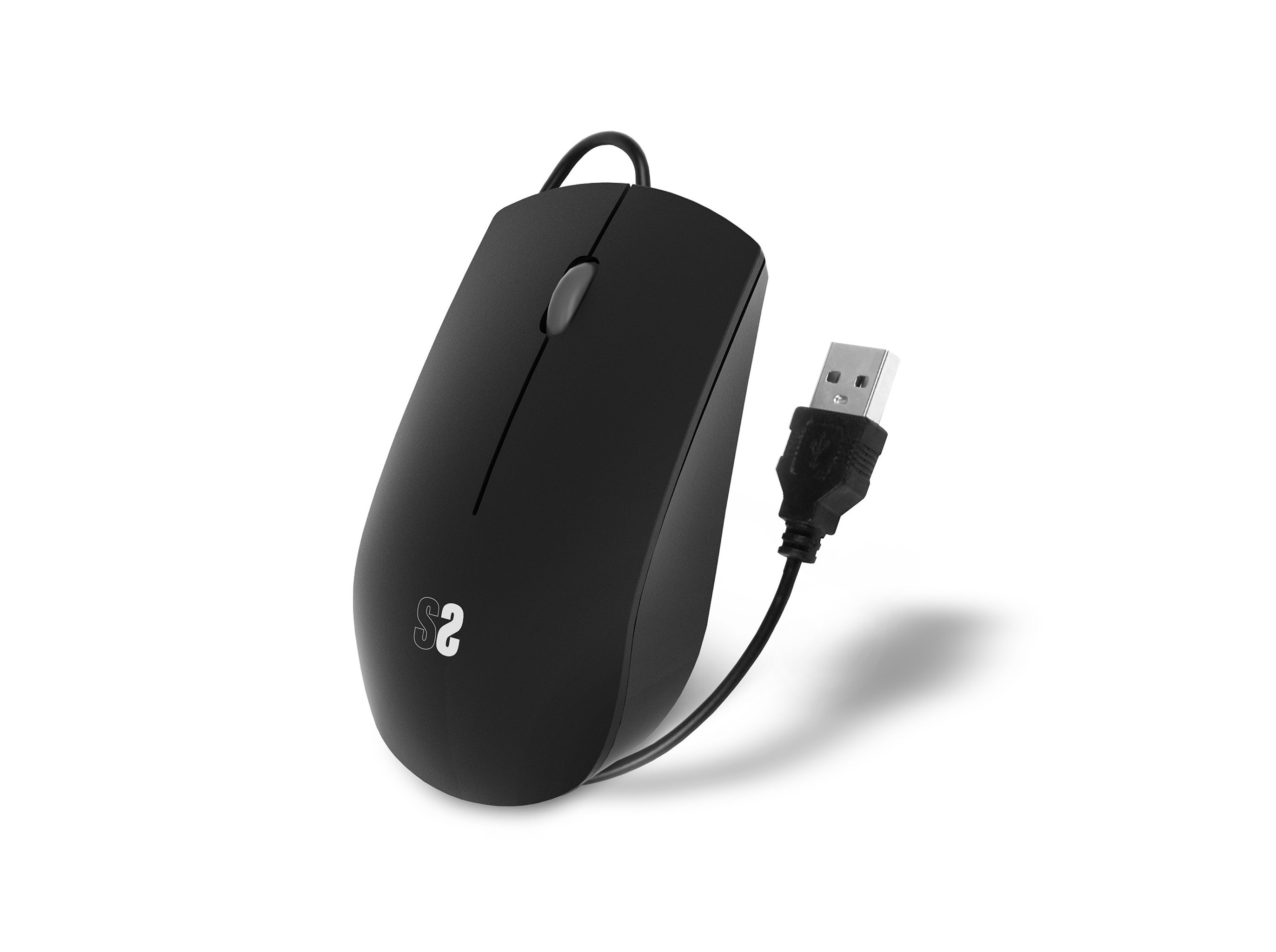 RATO C/ FIO SUBBLIM BUSINESS 1200DPI PRETO USB