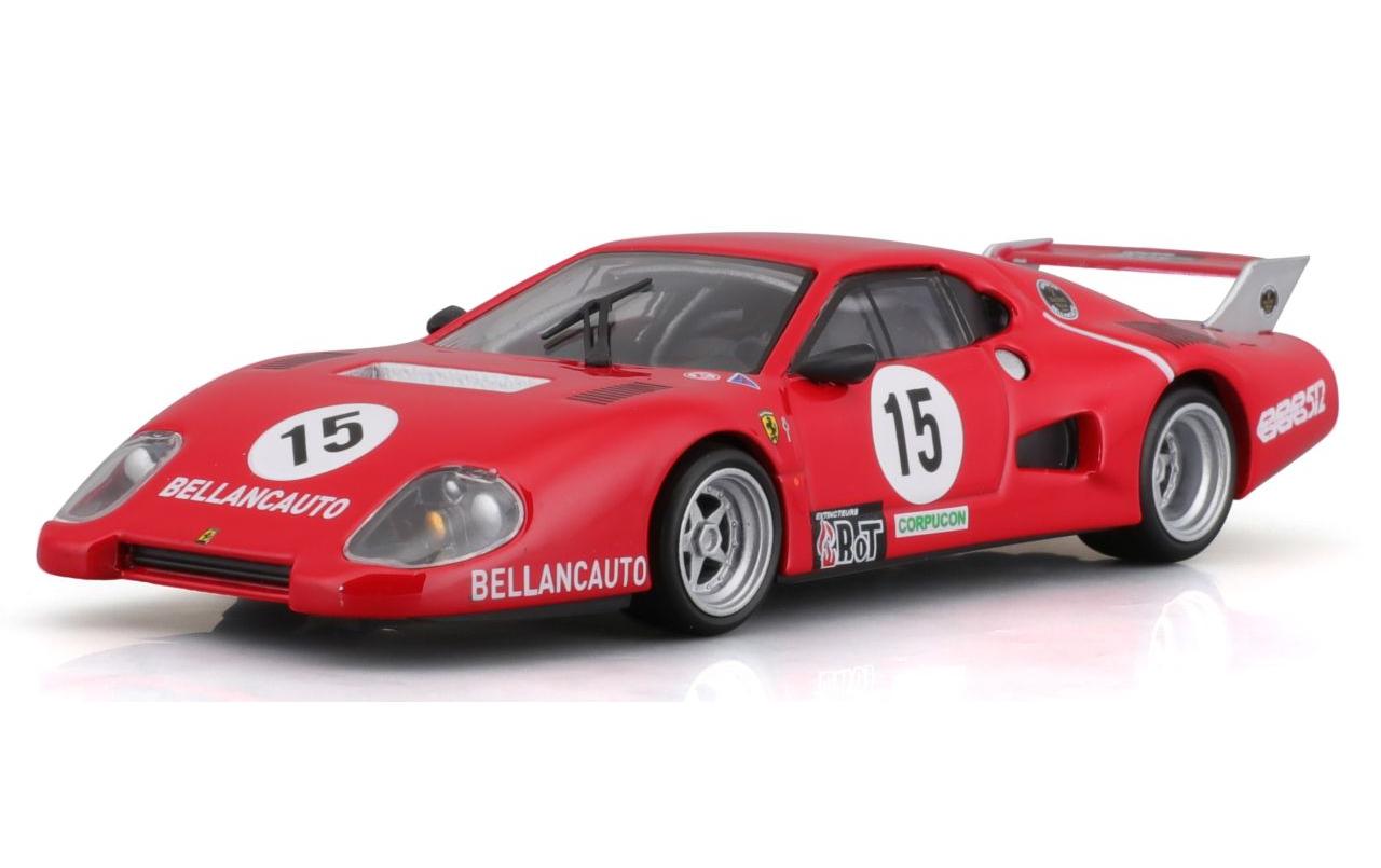 Ferrari Racing 512 BB II Serie 1981 Rot 1:43Sammlermodell im Massstab 1:43