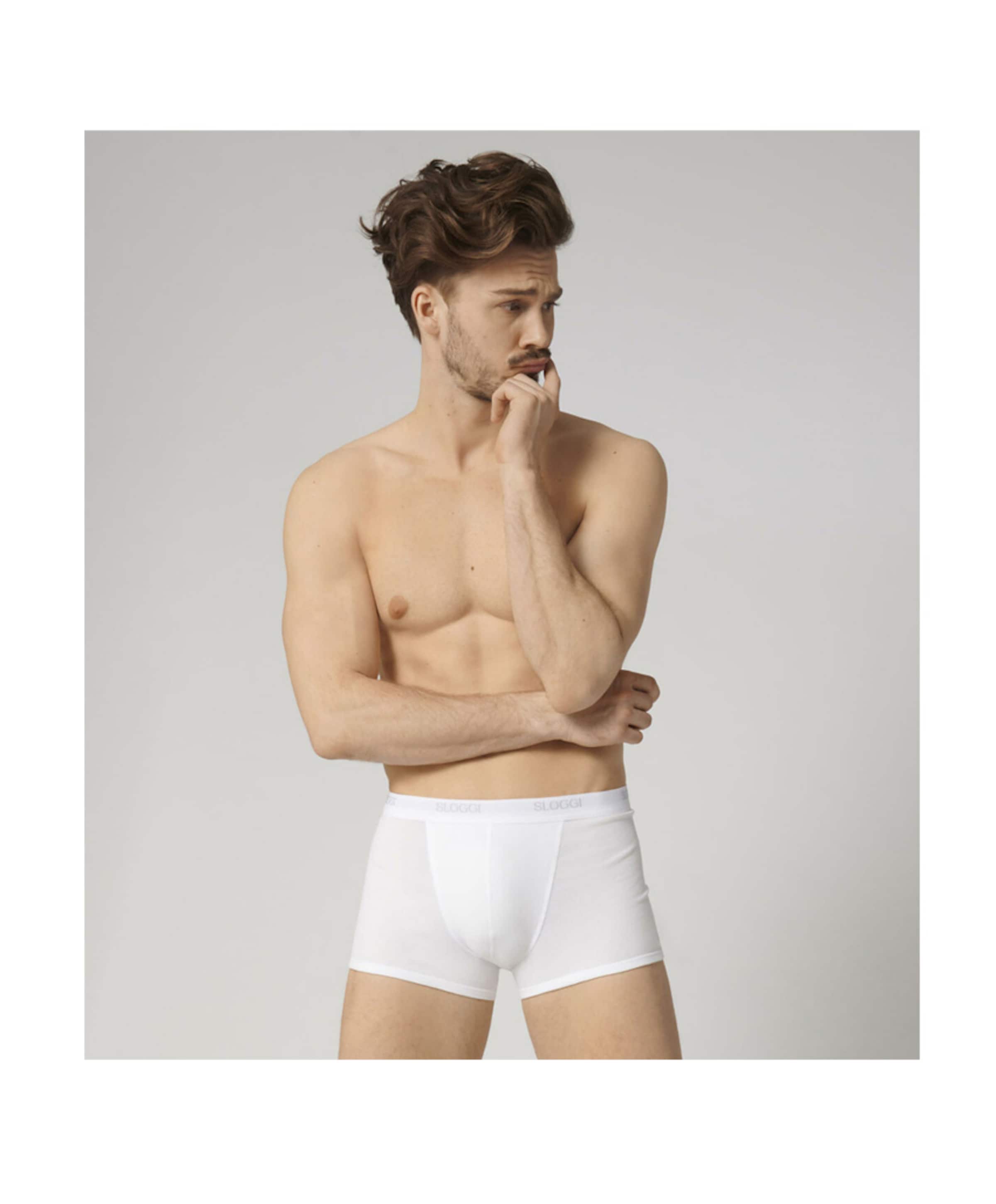Sloggi Heren boxershort wit