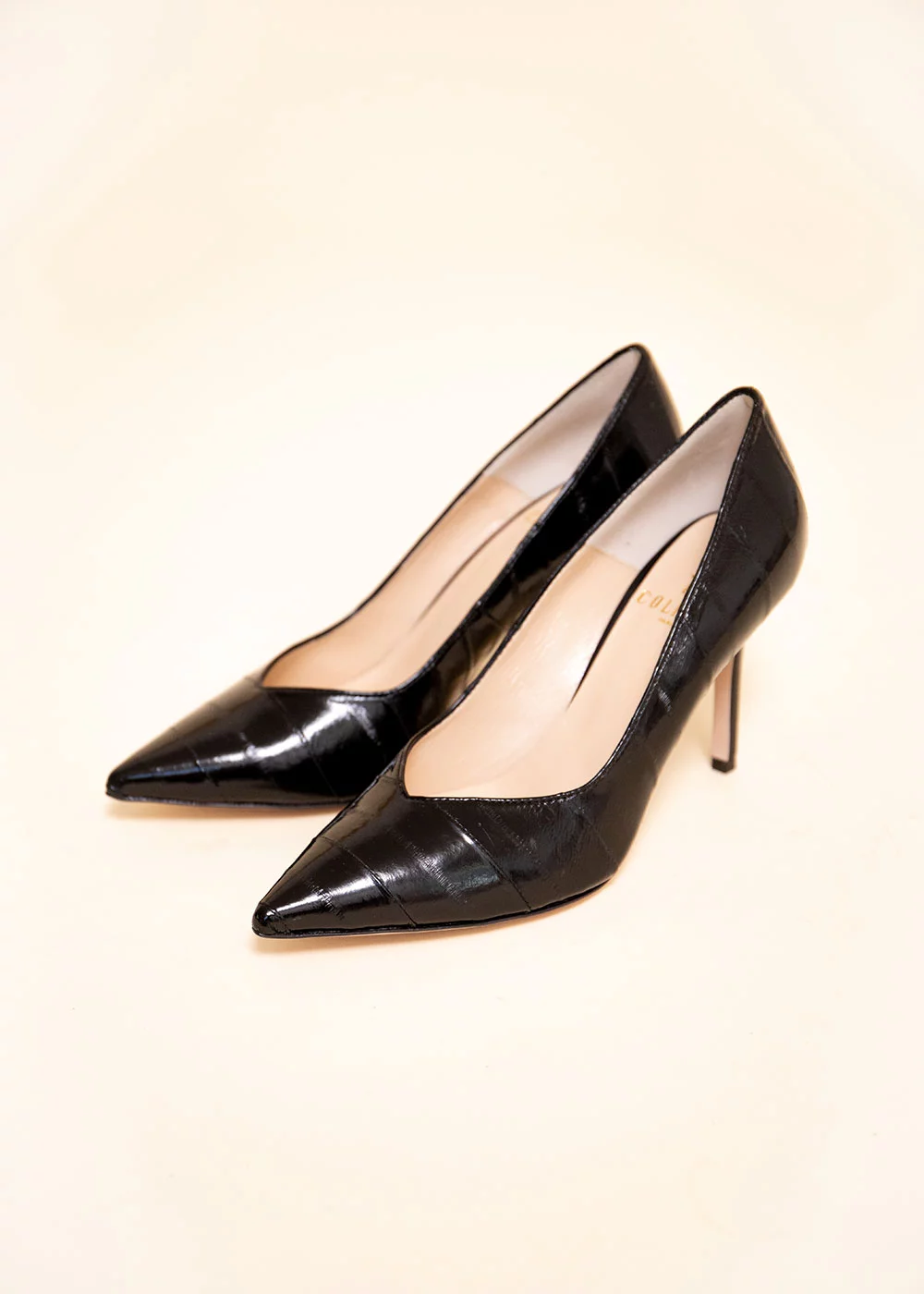 ESCARPIN LUCILE ANGUILLE NOIR