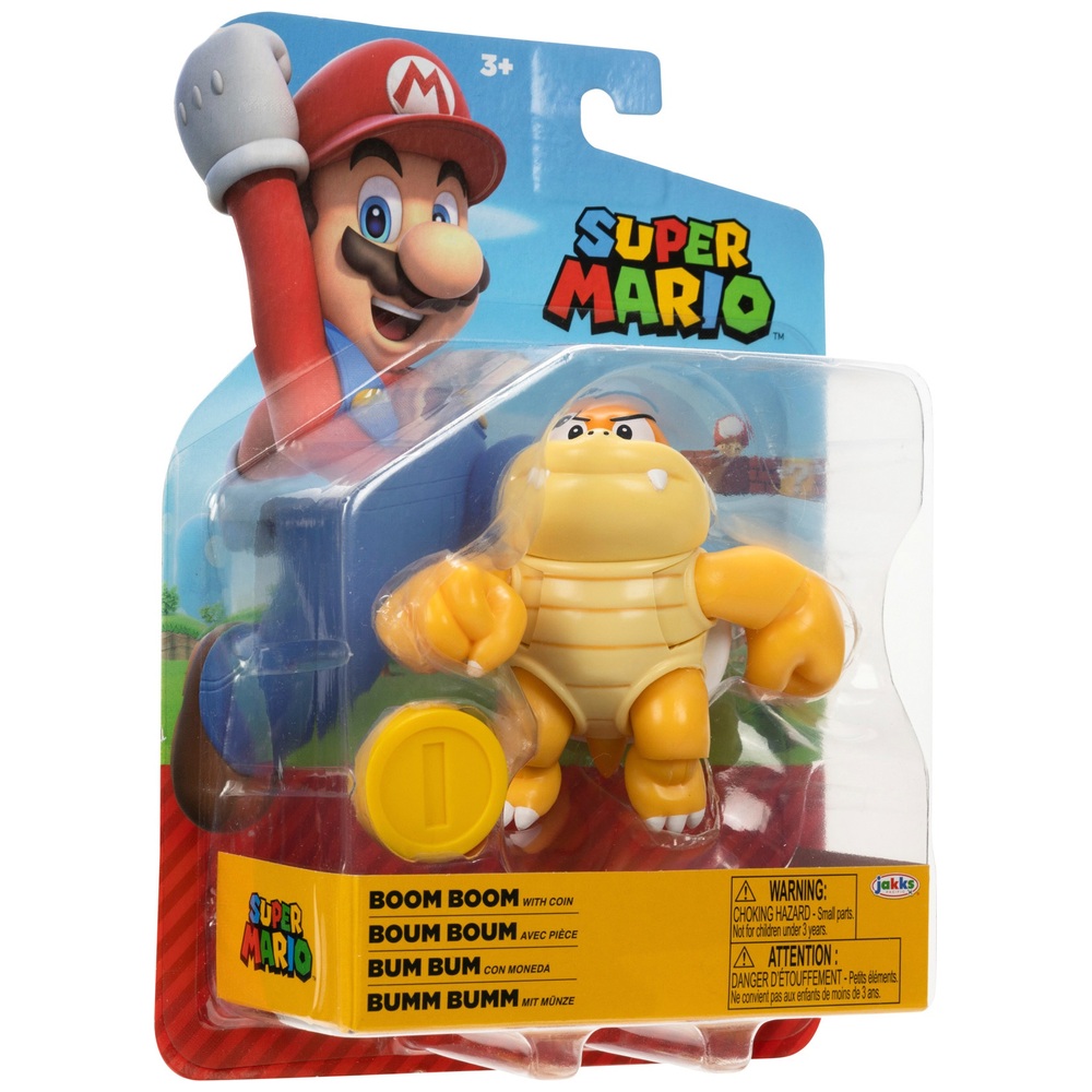 Super Mario Figuren Boom Boom mit Münzzubehör
