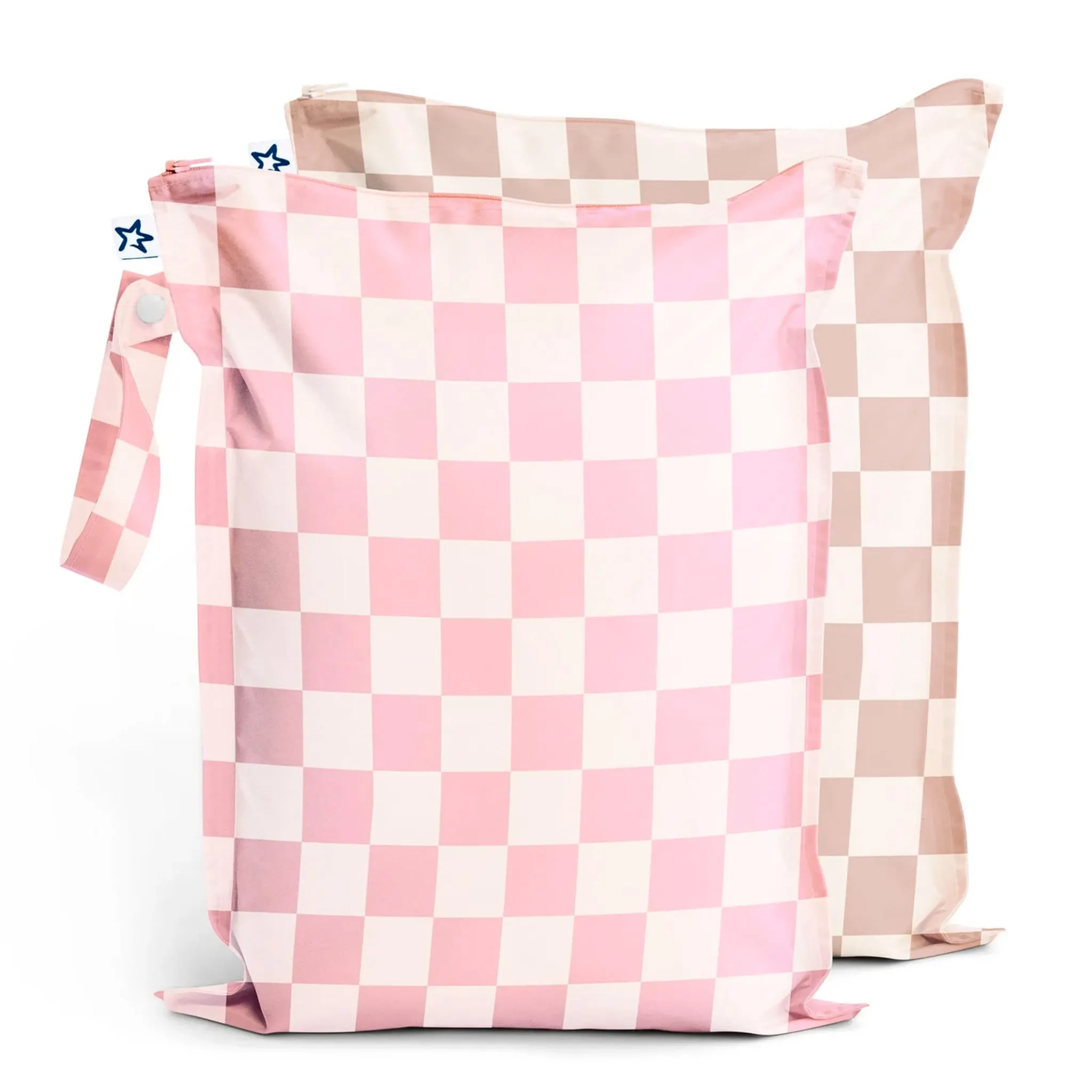 Tiny Twinkle Sacs Imperméables (2) - Damier Rose  Taupe