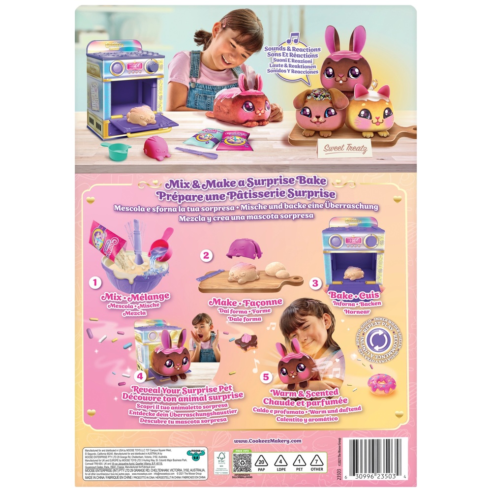 Cookeez Makery Ofen-Spielset Exklusives Süßigkeiten-Sortiment