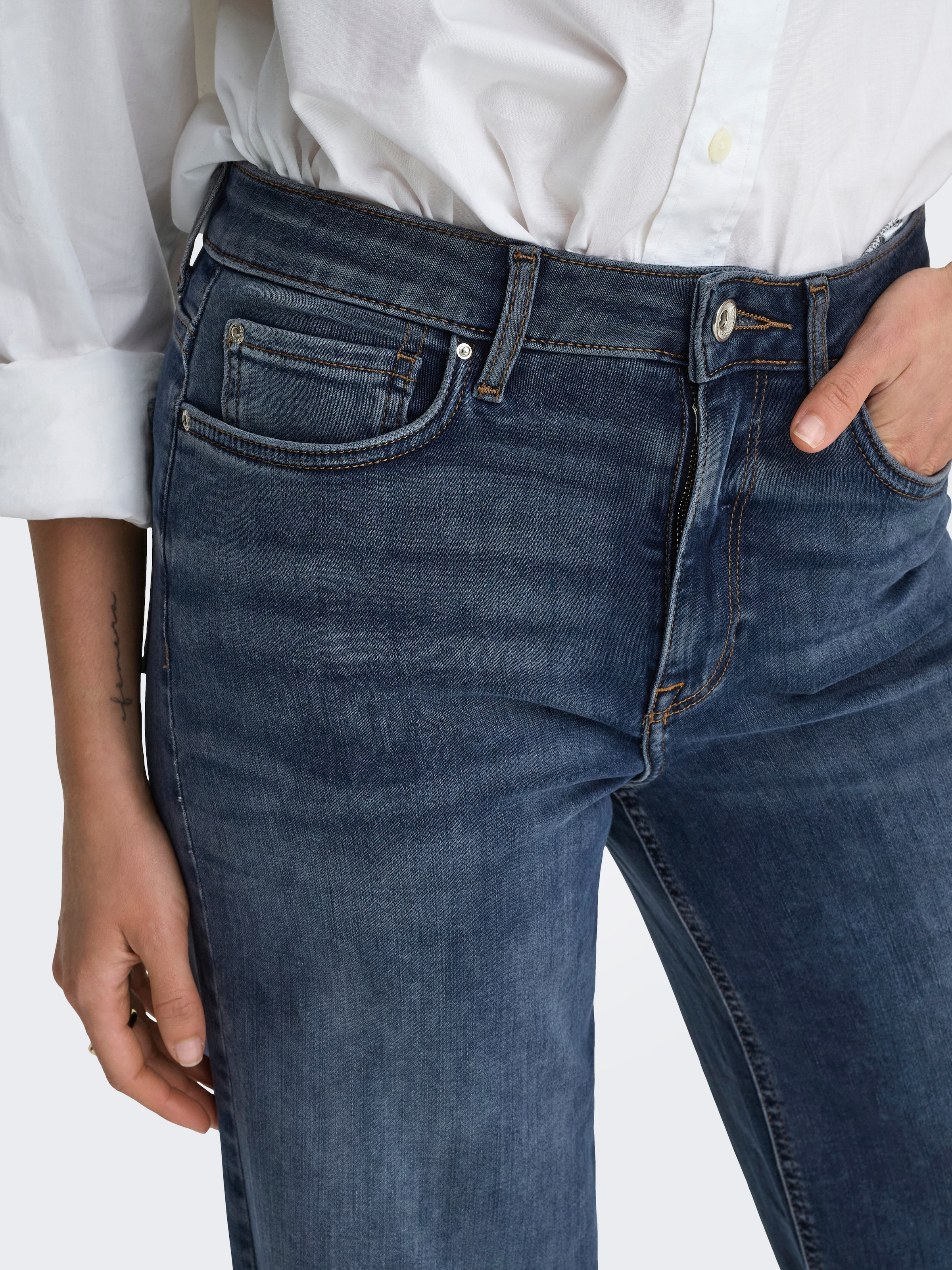 ONLY High-waist-Jeans »ONLMADISON ICON HW WIDE DNM CRO300 NOOS«