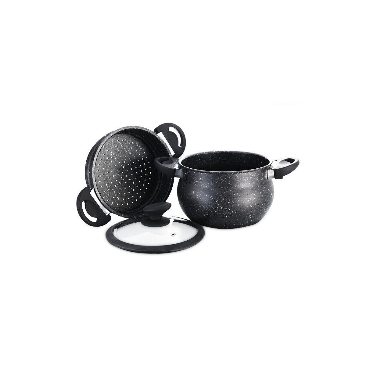 3tlg. Kochtopf Ø26cm