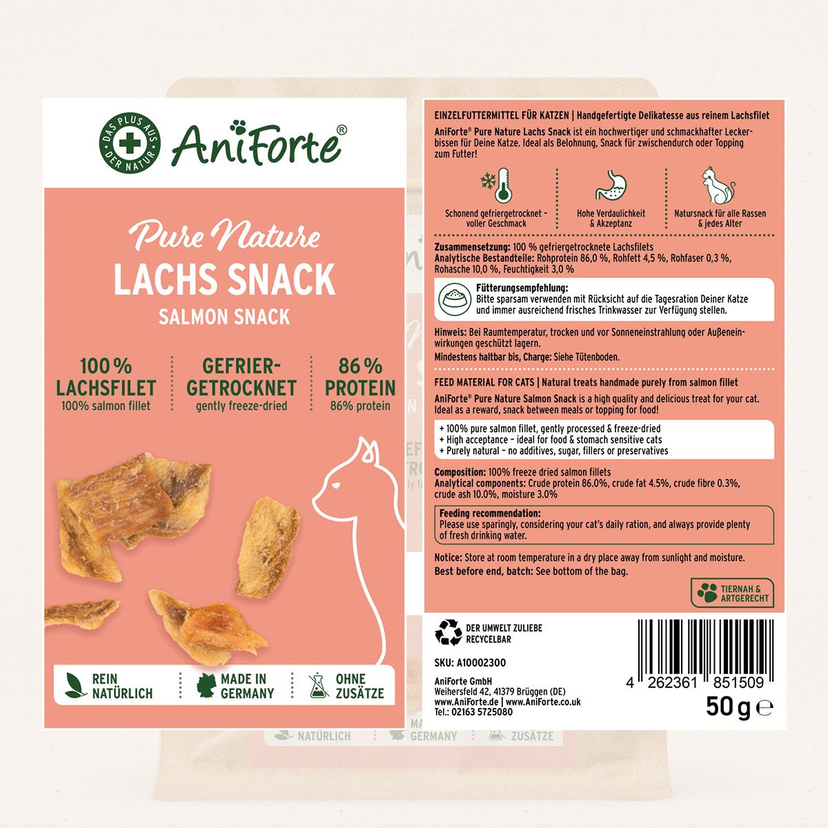 AniForte Lachs Katzen Snack