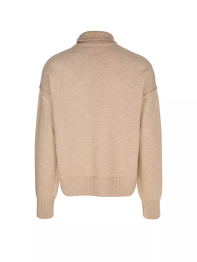 AMI PARIS Rollkragenpullover camel
