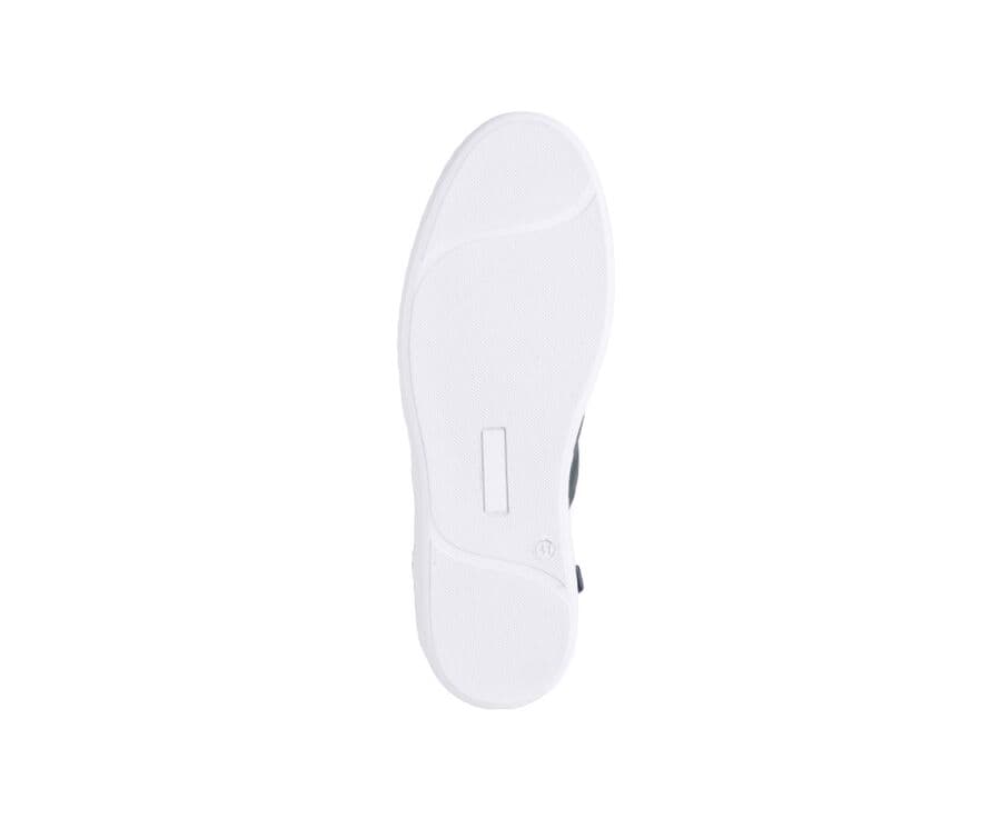 Sneakers cuir homme Blanc Taupe et Vert - BERRINGA