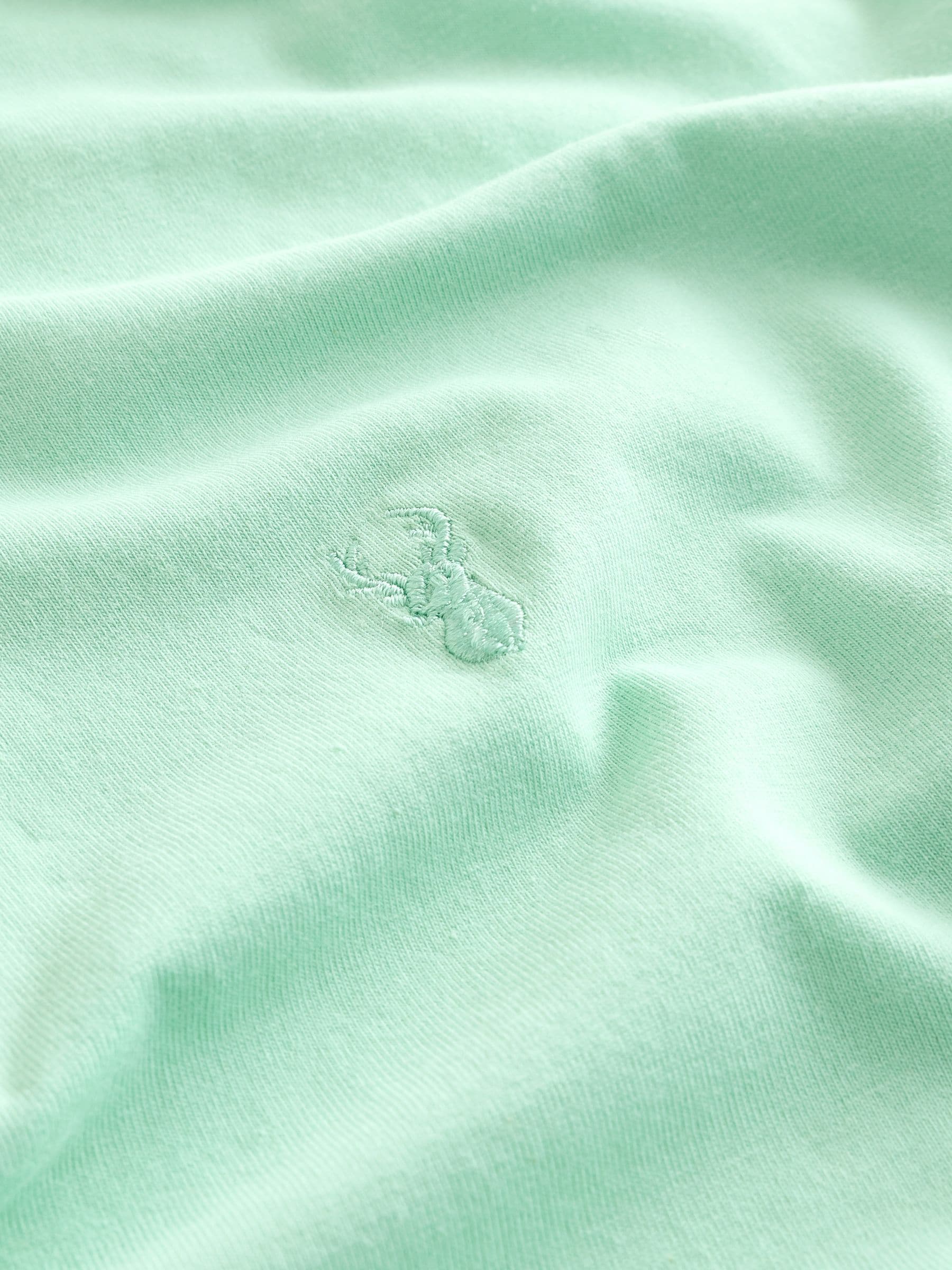 Blauw/geel/roze/grijs/groen pastel - Normale Pasvorm - Set van 5 jersey poloshirts met korte mouwen