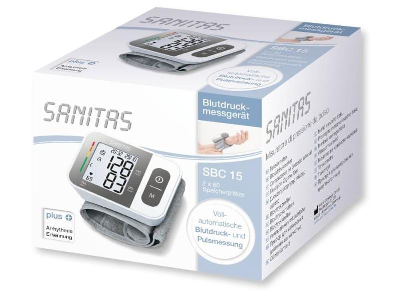 Sanitas Blutdruckmessgerät SBC 15 Handgelenk-Blutdruckmesser