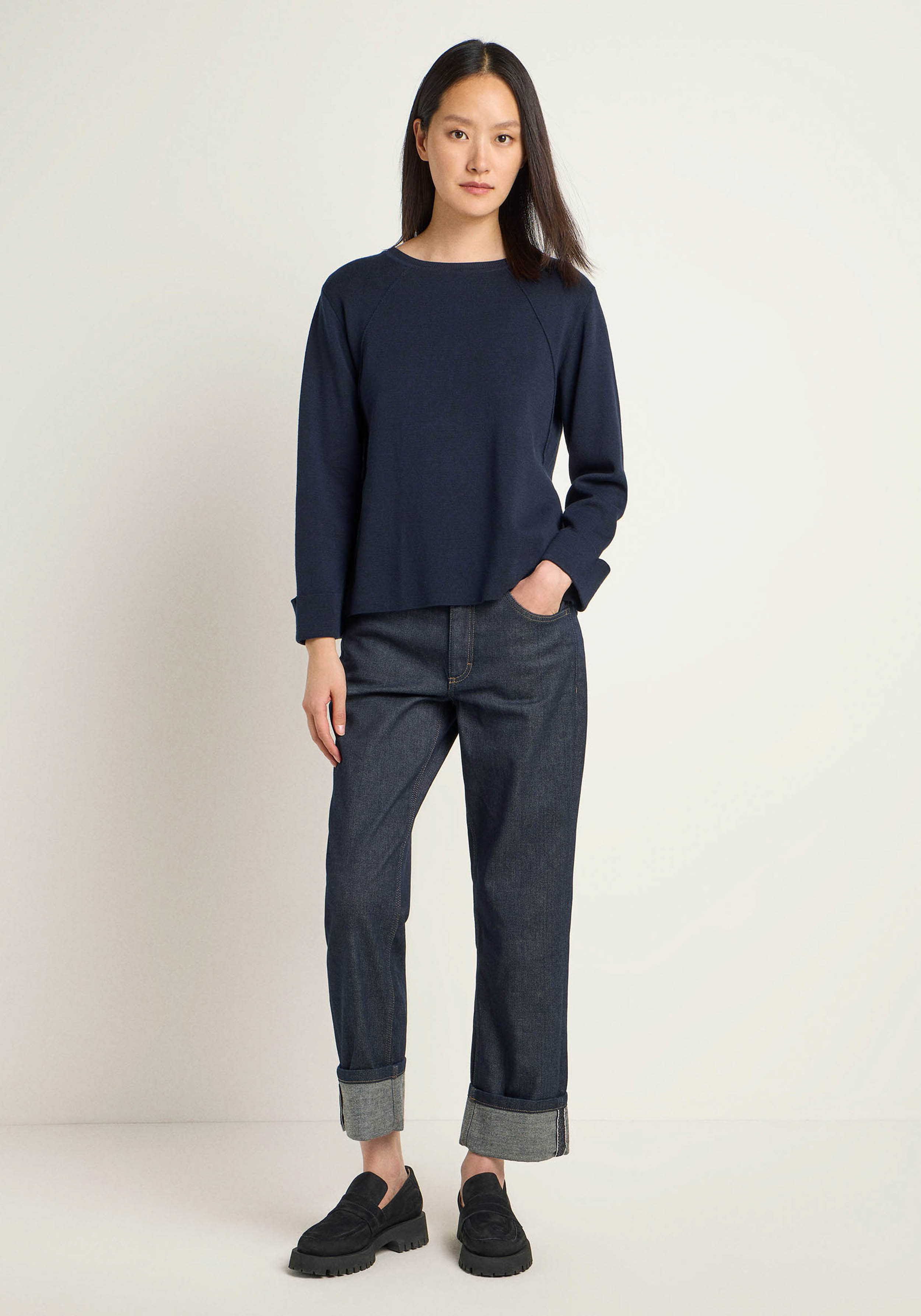 Lanius Pullover in Punto Milano Midnight