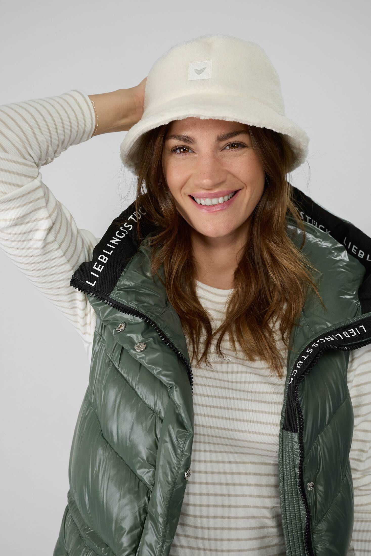 Lieblingsstück| Damen Fischerhut BUCKET HAT mit Teddyfell