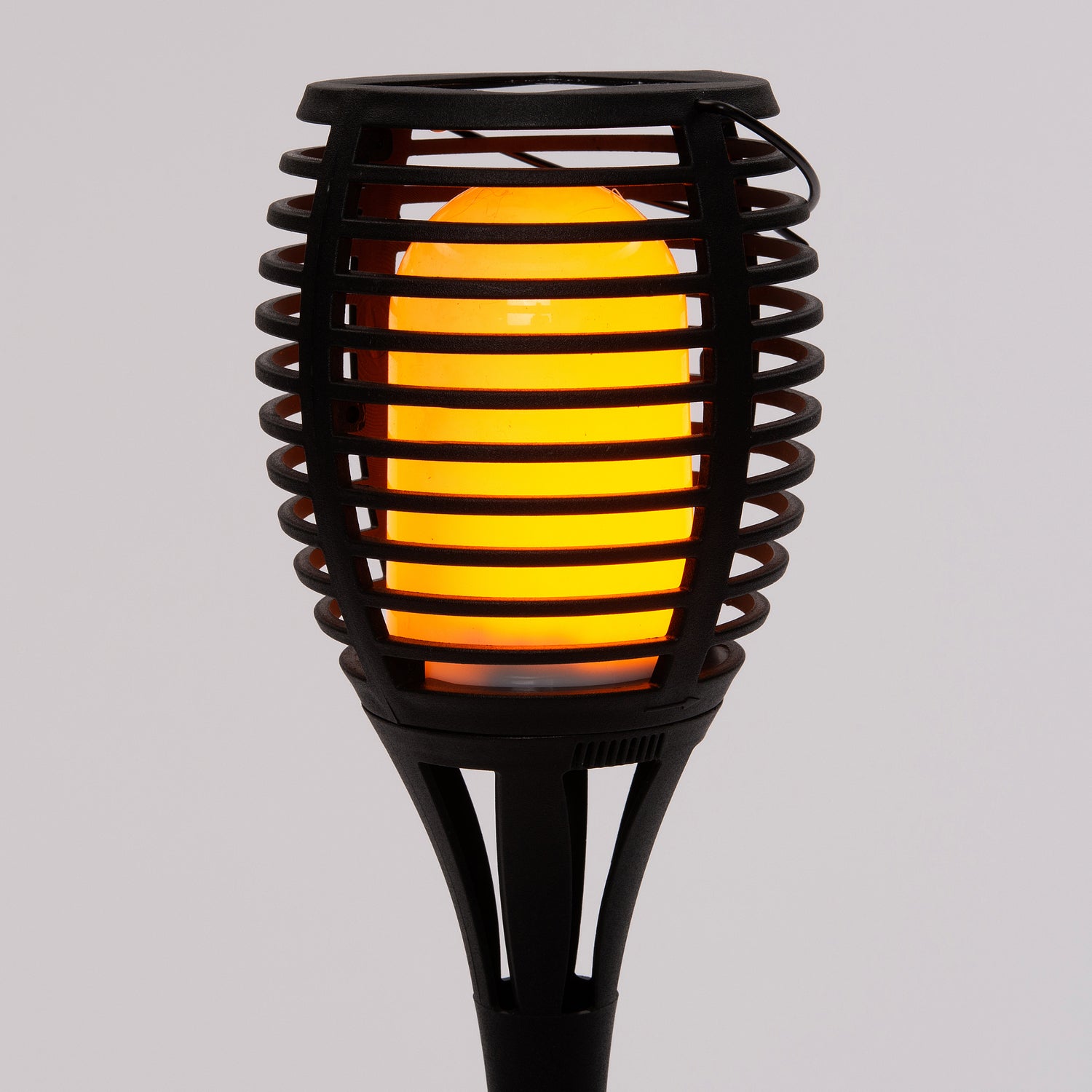 Intratuin solar fakkel zwart 10 x 10 x 65,5 cm