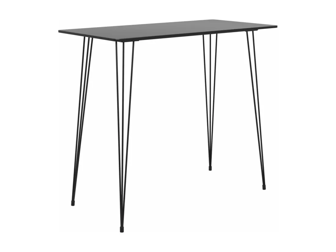 Table de bar Noir 120x60x105 cm