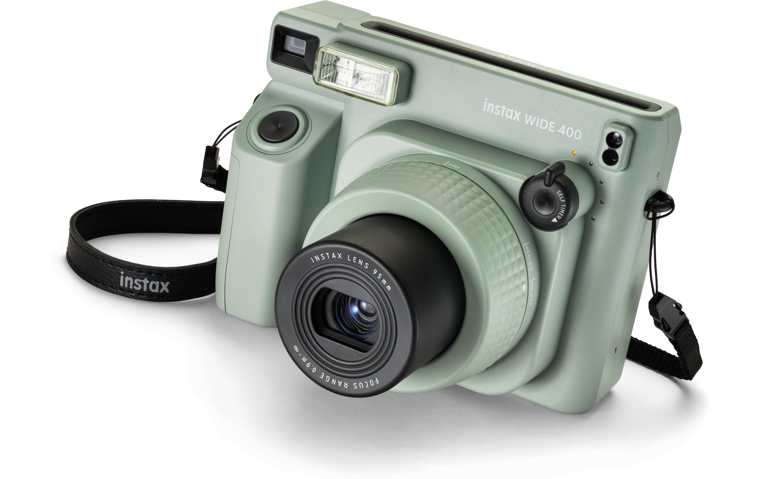 Fotokamera Instax Wide 400 Grün<br>Analoge Grossformat-Sofortbildkamera, mit der Sie alles entdecken können, was breit ist