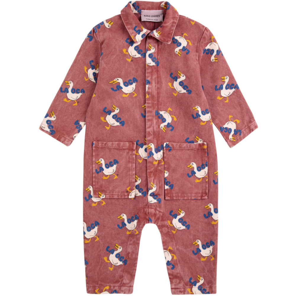 Køb Bobo Choses Brown La Oca All Over Woven Overall