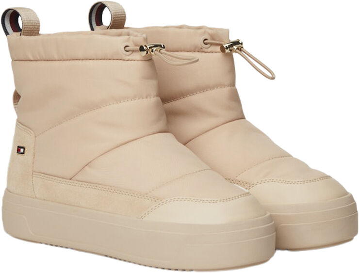 Tommy Hilfiger FLAG NYLON MINI SNOWBOOT Misty blush