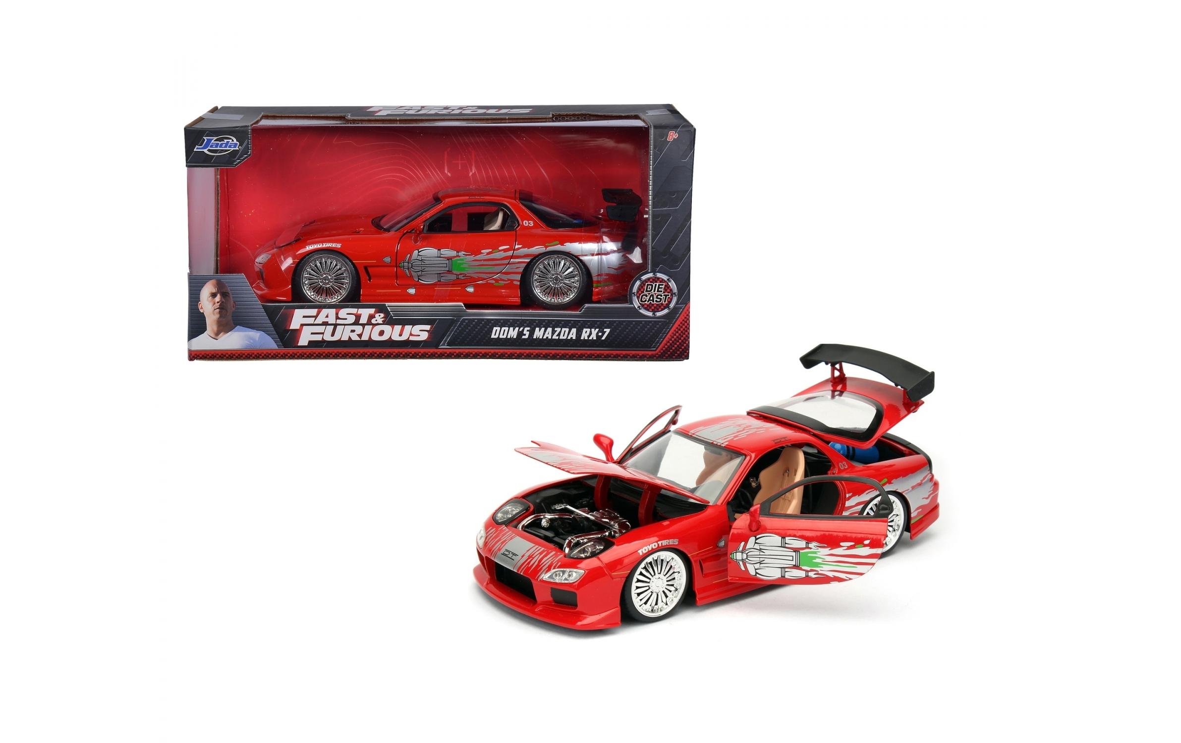 Sportwagen Fast & Furious Mazda RX-7 1:24Mazda RX-7 Sammlermodell im Massstab 1:24