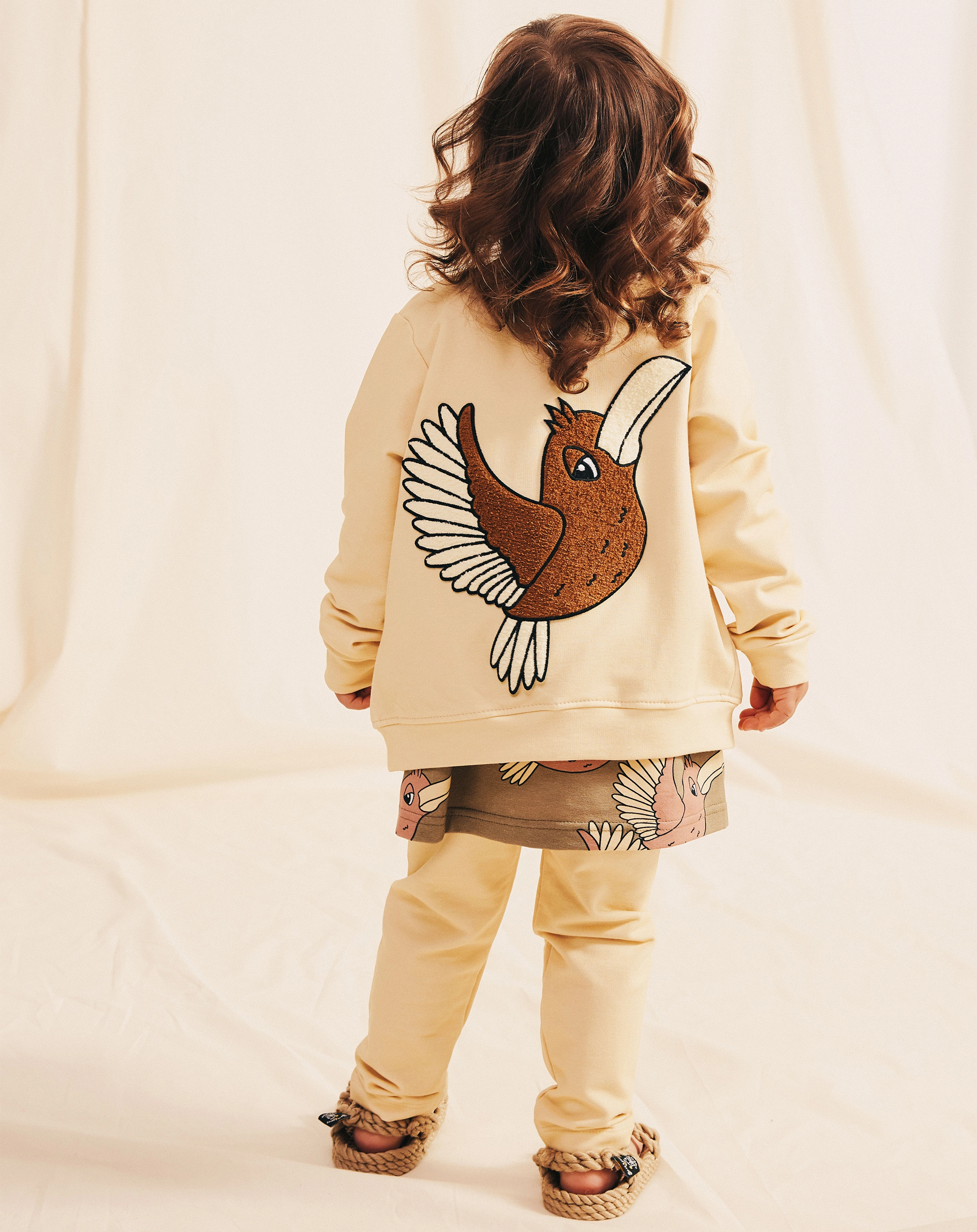 Sweatjacke BIRDIE in yellow