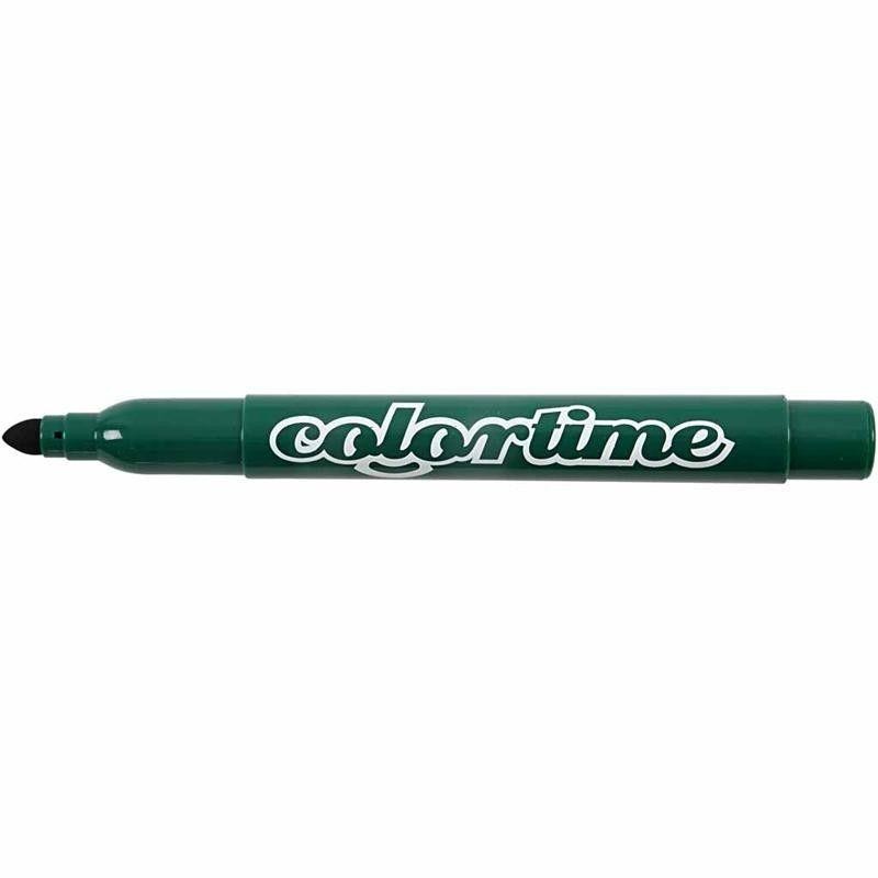 Colortime - Tusch 5 mm - Standardfarver - 12 stk.