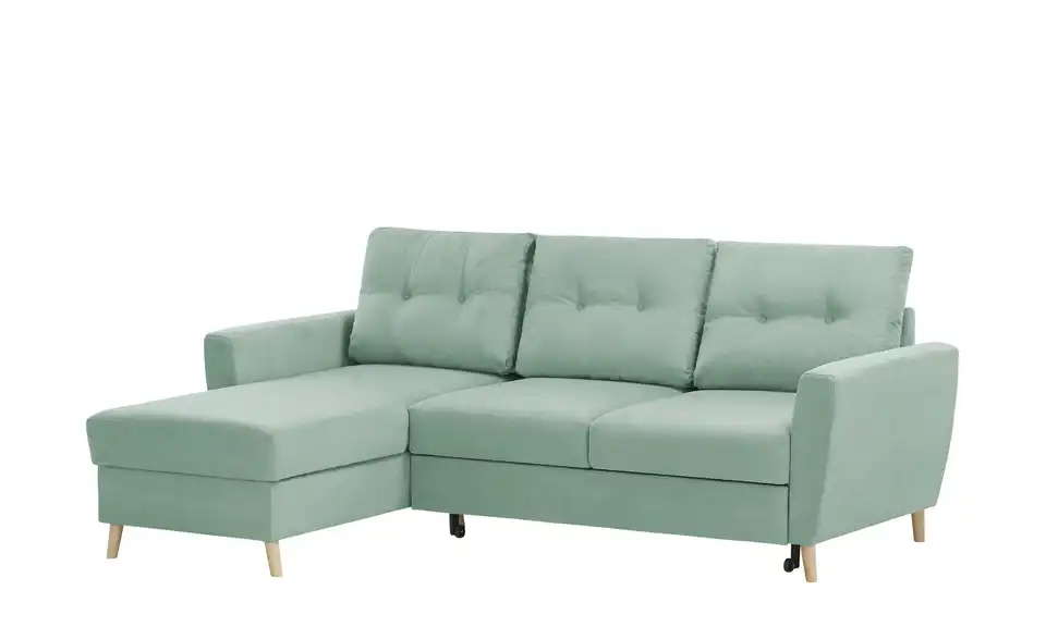 Ecksofa Carla Mintgrün links