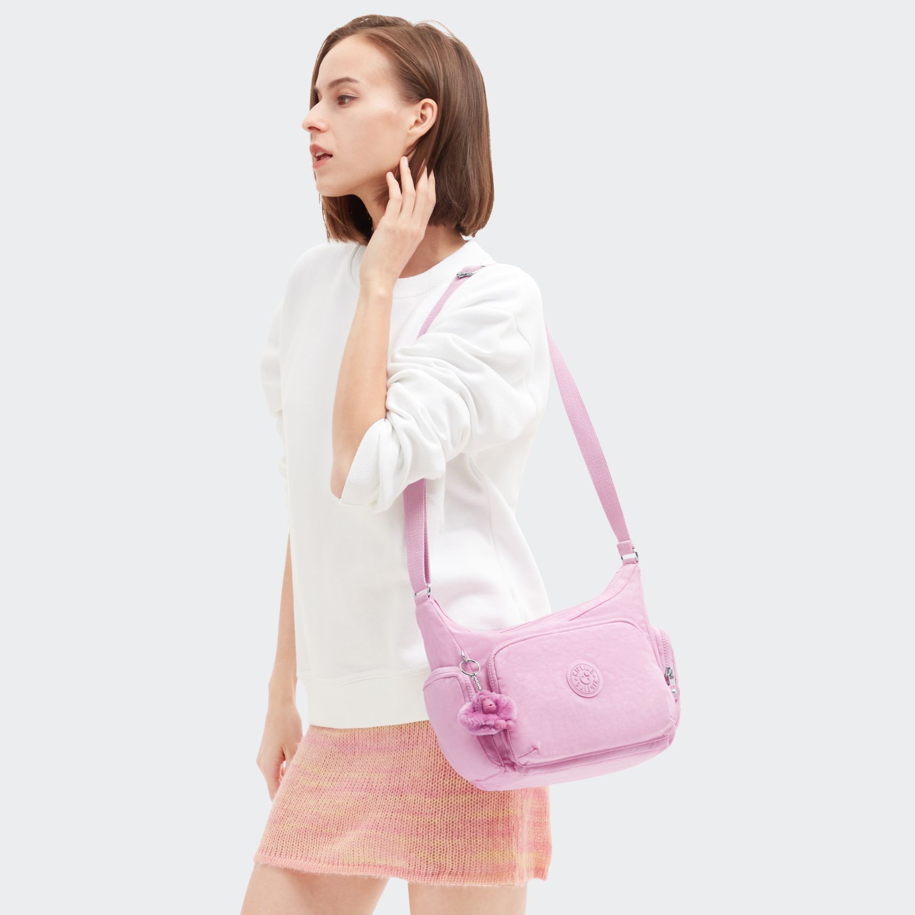 GABB S Sac à bandoulière de taille moyenne avec bandoulière réglable - Blooming Pink