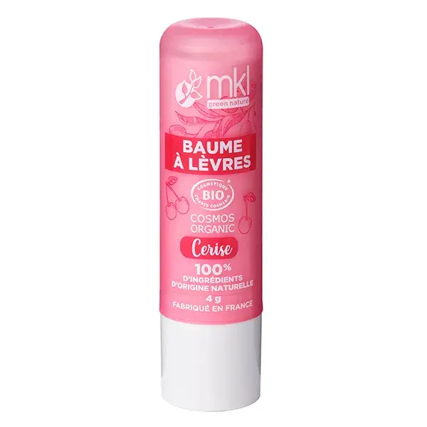 Bálsamo labial orgânico de cereja MKL Green Nature 4g