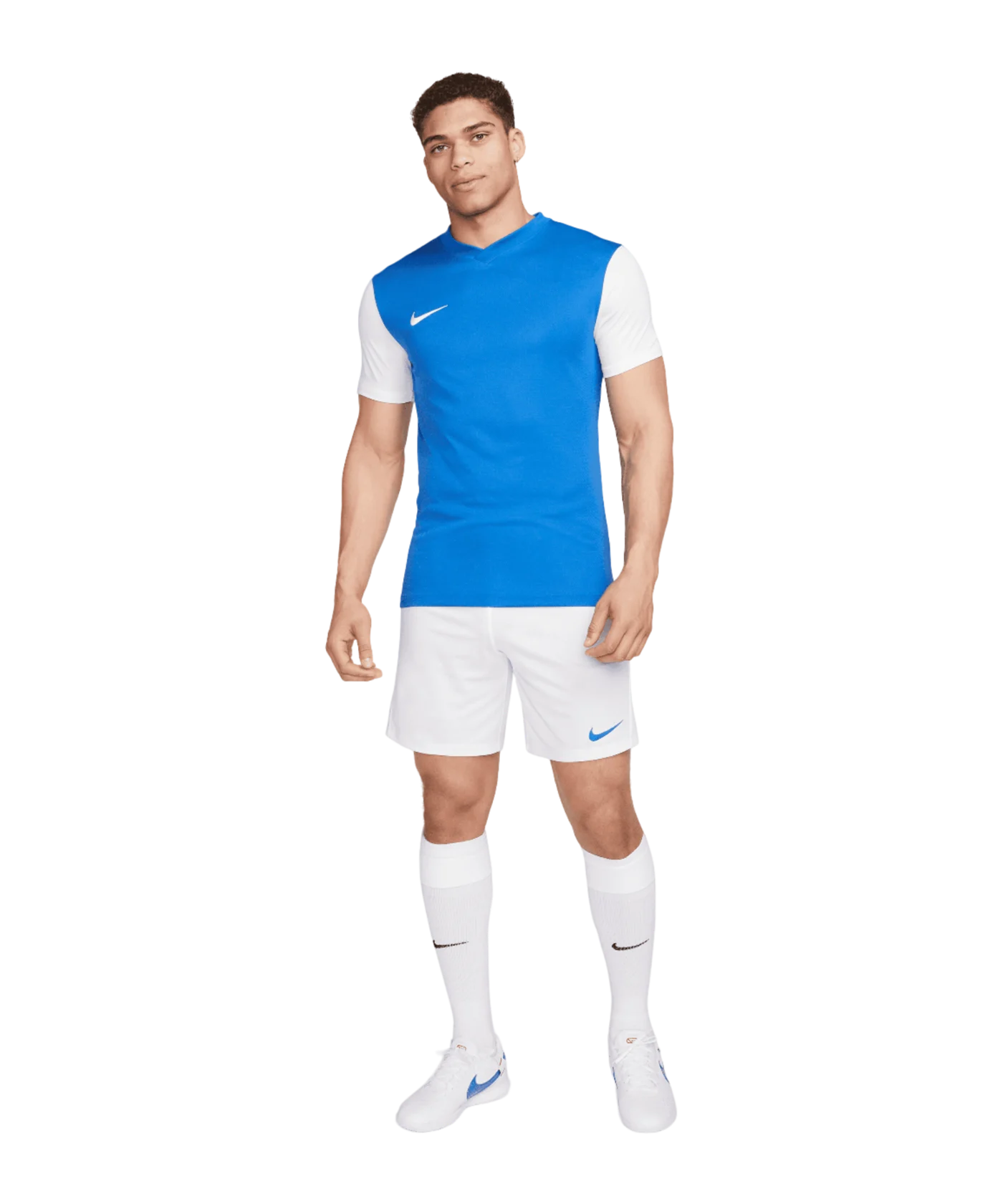 Nike Tiempo Premier II Trikot Blau Weiss F463