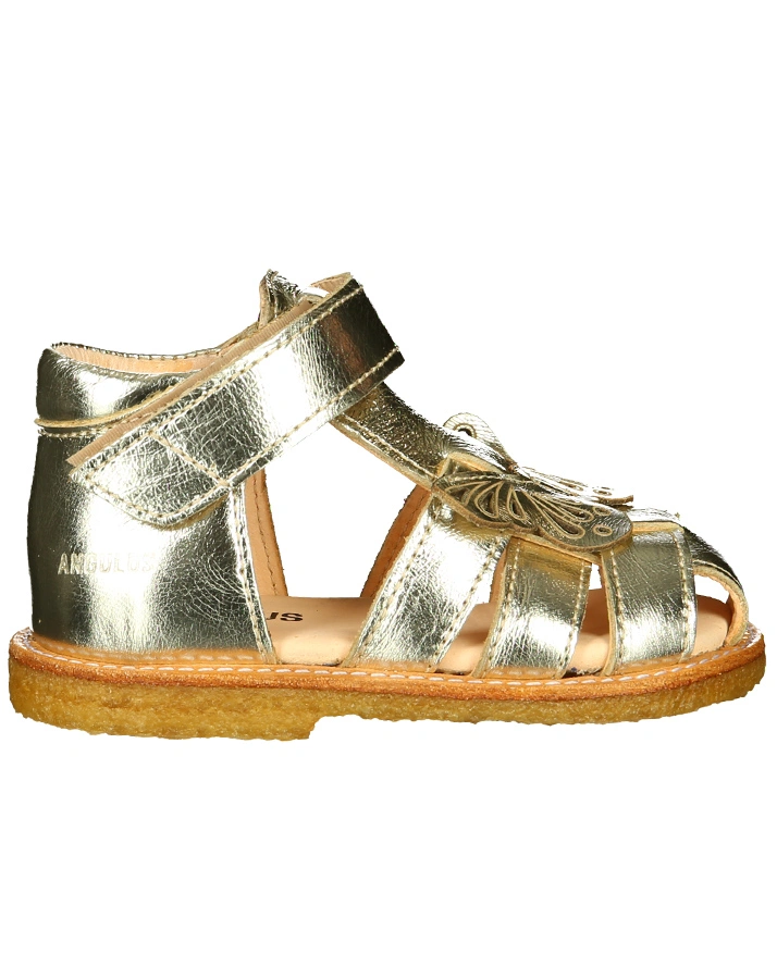 Klett-Sandalen SCHMETTERLING in gold
