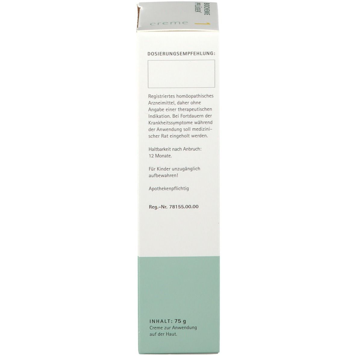 Biochemie Pflüger® Nr. 1 Calcium fluoratum D4 Creme