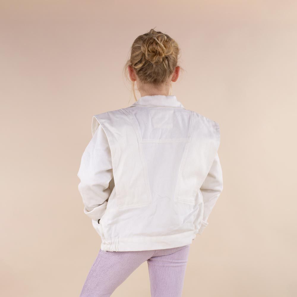 Moonrise kids spijkerjas wit Leda