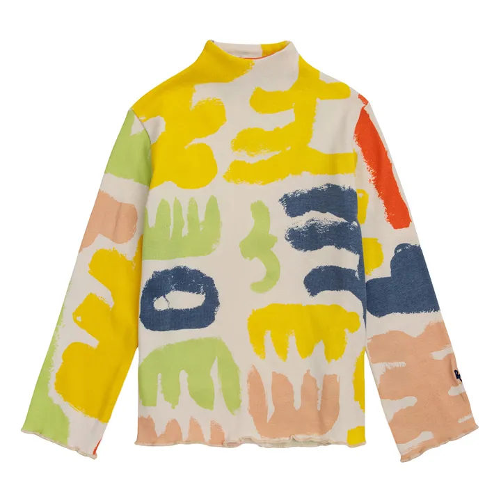 Bobo Choses Sous-Pull Coton Bio Carnival | Ecru