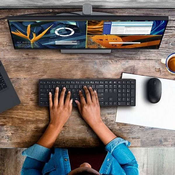 Teclado Dell   Rato KM5221W Wireless Black (PT)