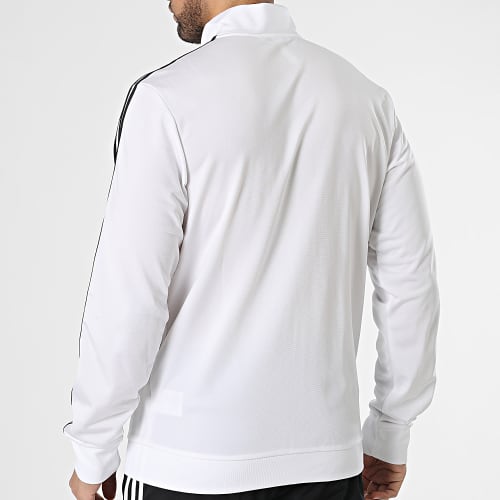 Ensemble De Survetement A Bandes 3 Stripes H46102 H46105 Blanc Noir
