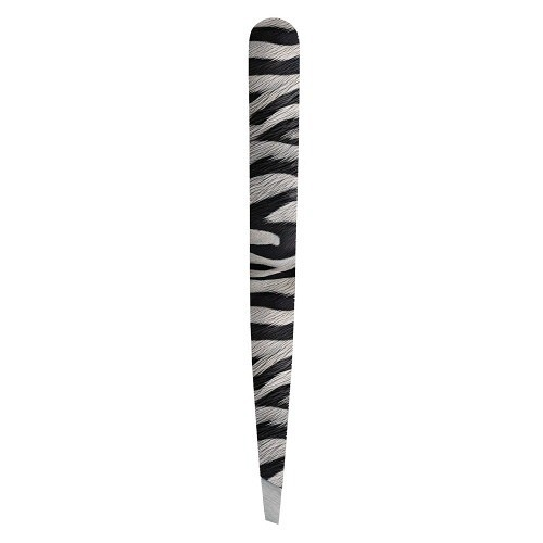 Hausmann Pinzette schräg Safari Zebra 1 Stk