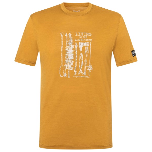 super.natural - Fishing Adventure Tee - Haut en mérinos