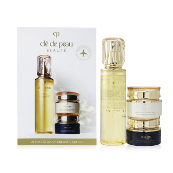 Cle de Peau Ultimate Daily Cream Care Set: Hydro-Softening Lotion N  Protective Fortifying Cream N SPF 25  Intensive Fortifying Cream N