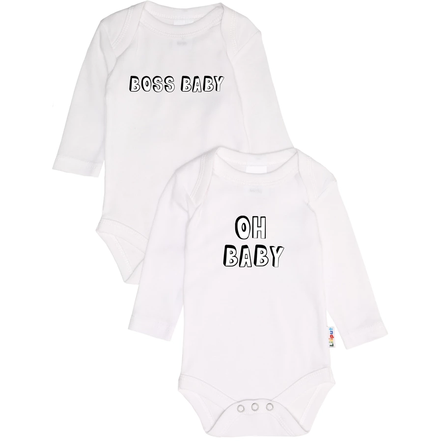 Liliput Babybodies im 2er-Set weiß