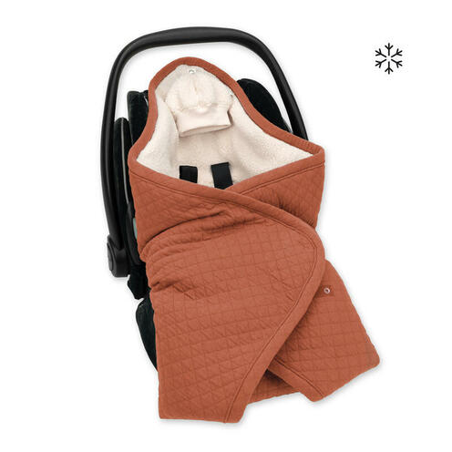 Nid d'ange Biside Hiver Rembourré Matelassé - Terracotta - BEMINI
