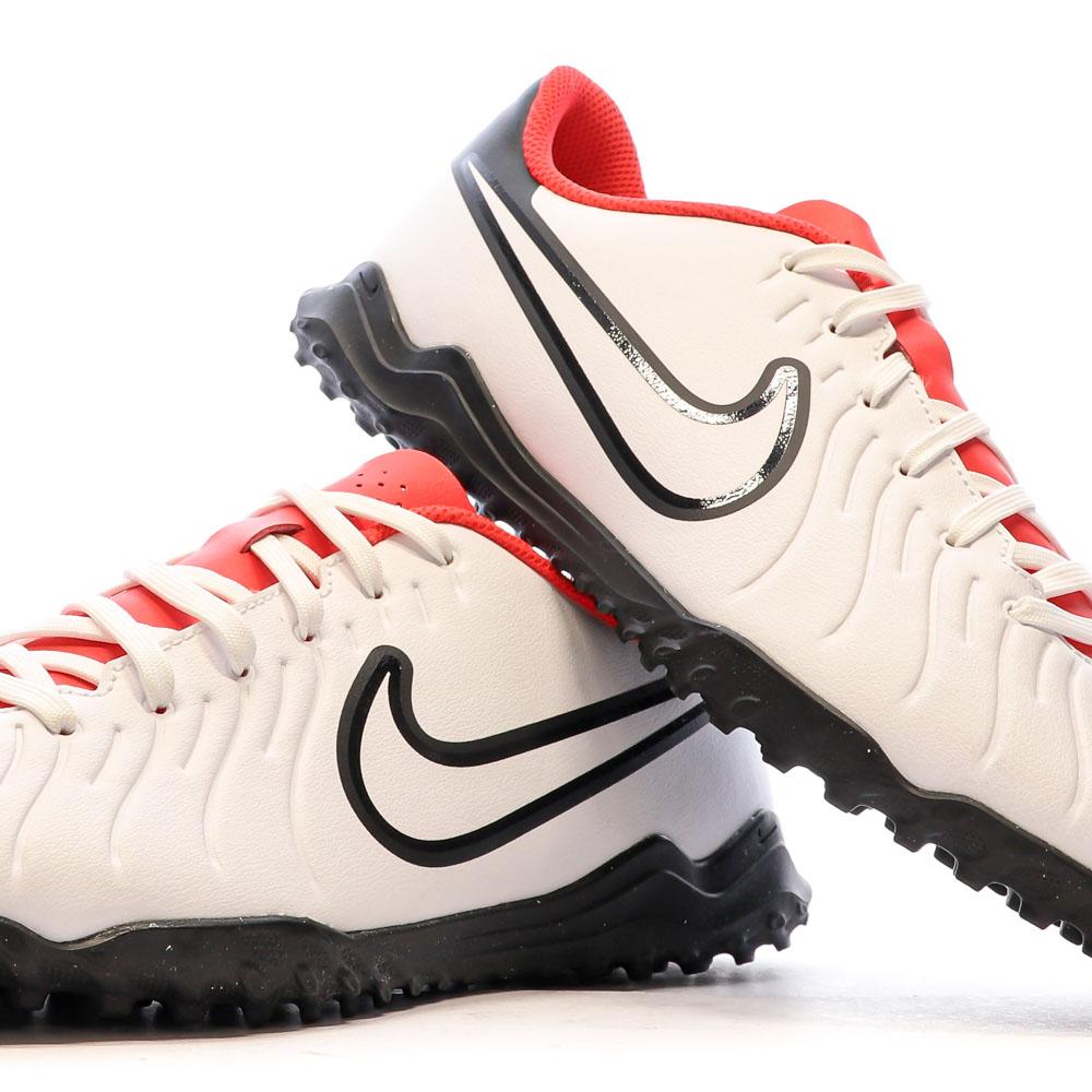 Nike Chaussures de Football Blanches Homme Nike Legend 10 Club TF