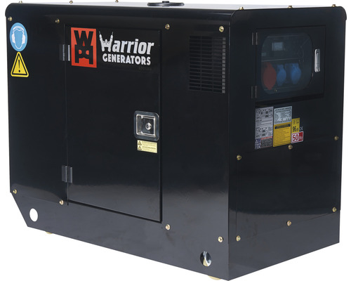 Warrior LDG 12000E3 LDG12S3-EU Diesel 3-fase 11000W 1x400V 1x230V AVR Generator - 400V / 3-fase / ATS