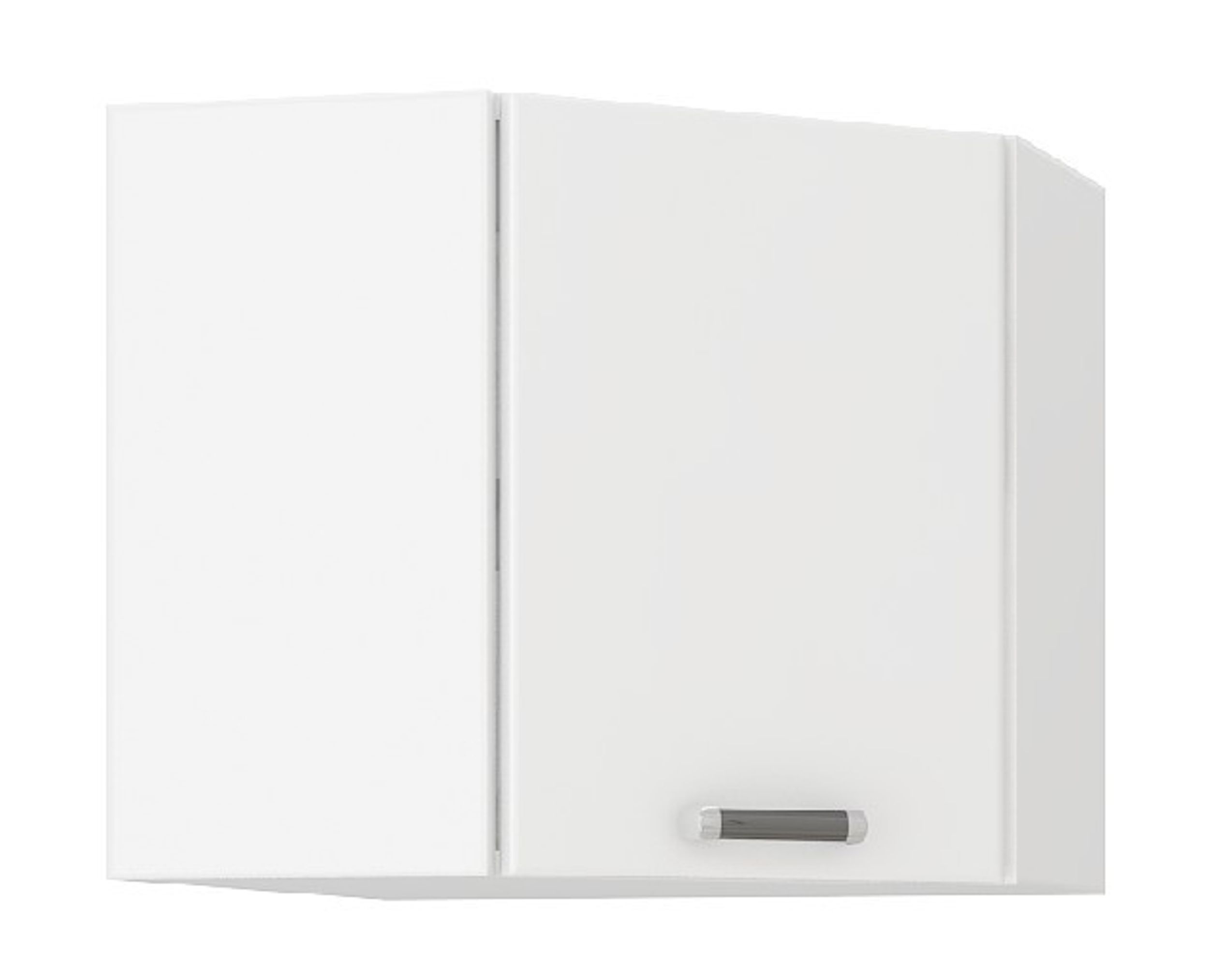 Küchen Eckhängeschrank 58x58 cm für das Modell „Omega 240 Schwarz + Weiss“