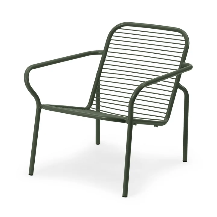 Normann Copenhagen - Vig Outdoor Lounge Chair, dunkelgrün