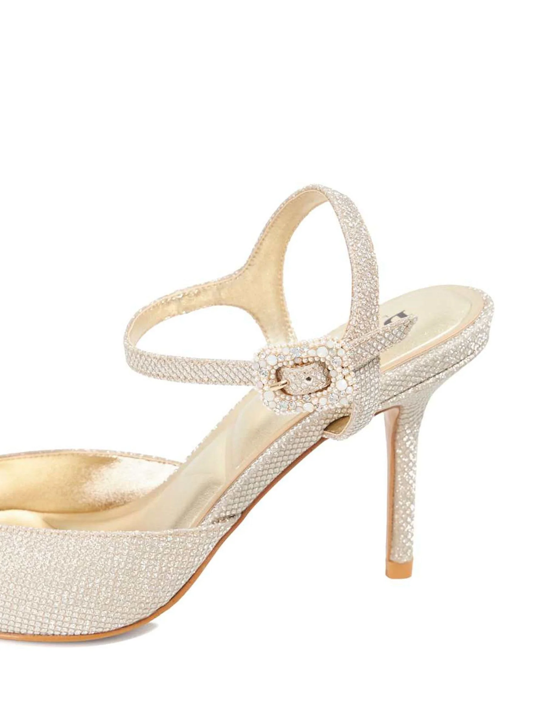 Champagne-goud - Dune London Channel Y Back Open Court Heels
