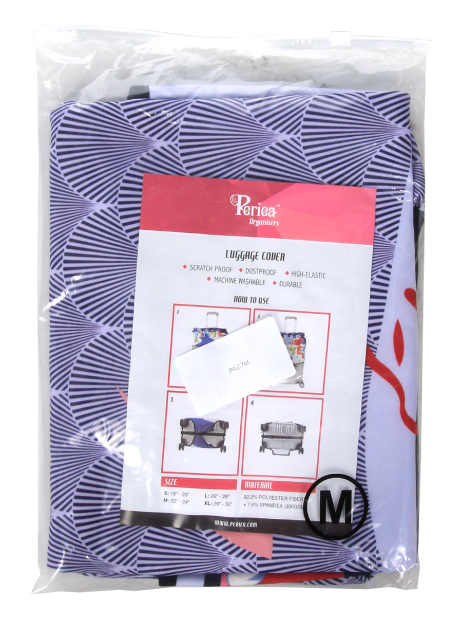 Housse de valise Periea Purple Shark M
