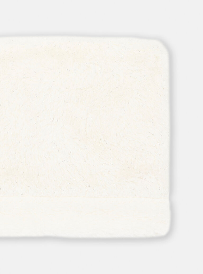 Snood fausse fourrure écru réversible pour fille