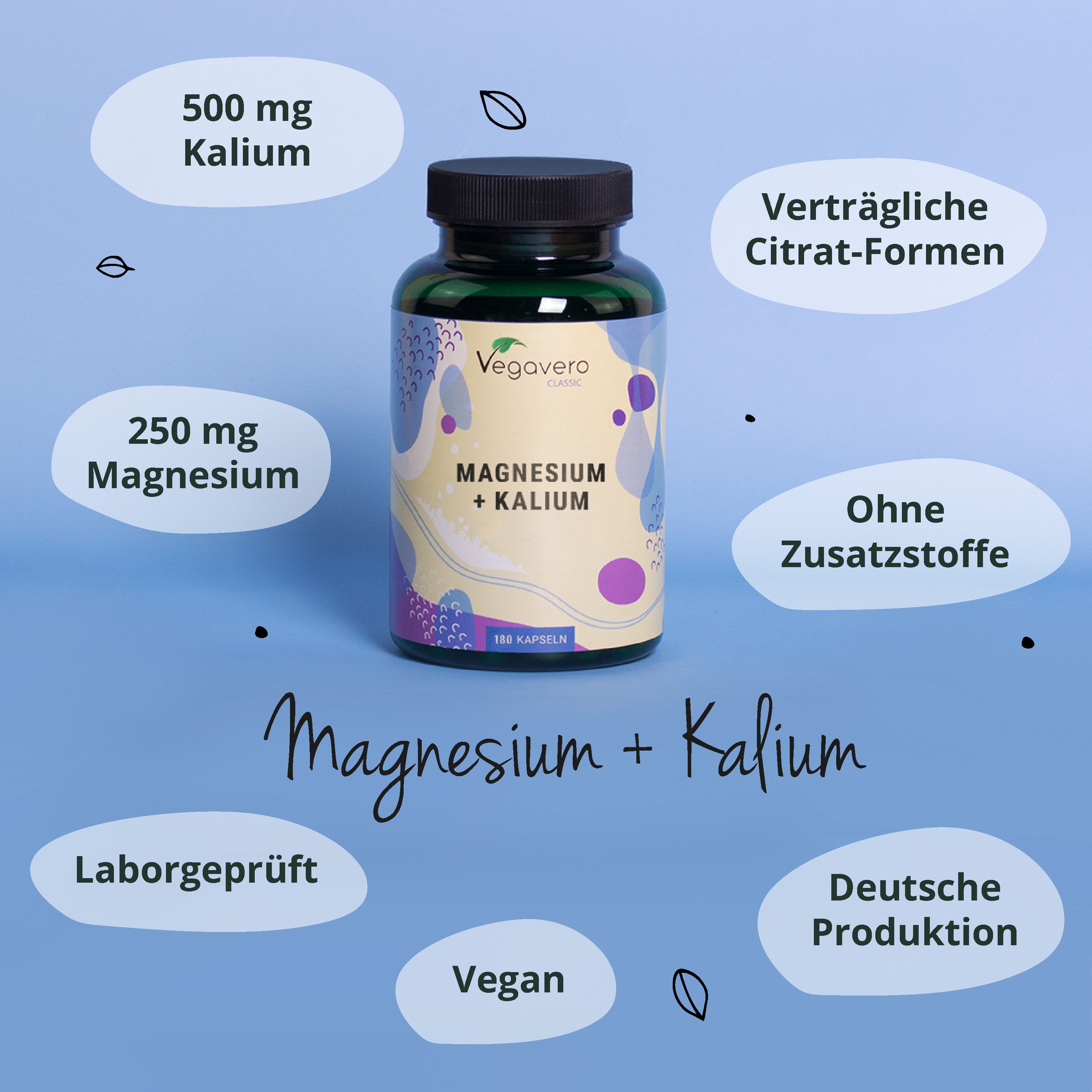 VEGAVERO Magnesium + Kalium