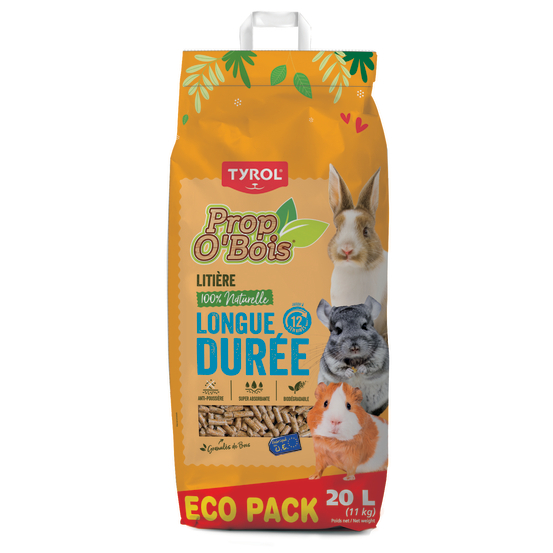 Litière Prop O' Bois pour rongeur 20L
